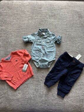 Carter's Coral Pink Knit Sweater